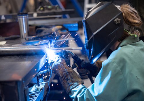 Welding at STEAM Studio